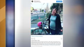 La ministre des femmes néo-zélandaise en route pour l'hôpital d'Auckland, à vélo.