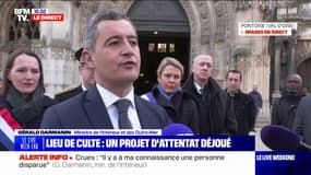 Menace terroriste: Gérald Darmanin annonce l'interpellation d'une "personne qui allait passer à l'acte contre un édifice religieux et toucher des chrétiens"