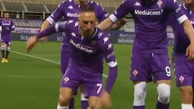 Fiorentina: l’étrange célébration de Ribéry