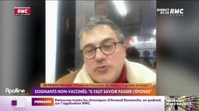 Soignants non-vaccinés: "il faut savoir passer l'éponge" 