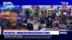 Retraites: la mobilisation en baisse à Nice