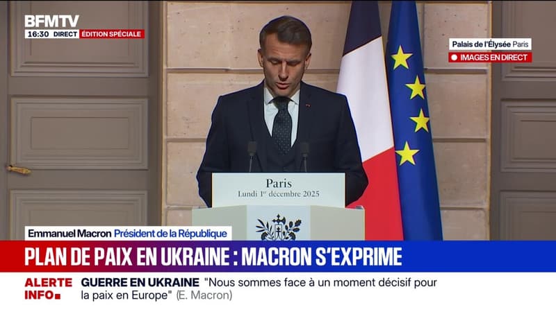 Plan de paix pour l'Ukraine: pour Emmanuel Macron, ce déplacement est l'occasion pour la France de réaffirmer son soutien à l'Ukraine face aux tentatives d'effacer son identité