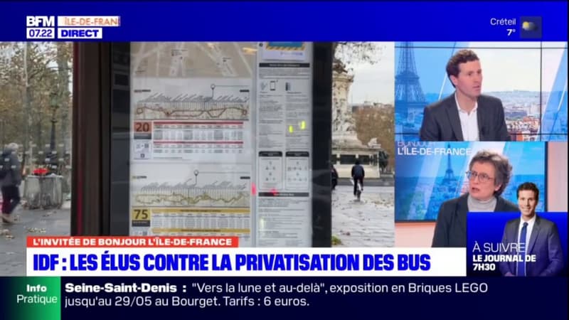 Ile-de-France: les élus contre la privatisation des bus