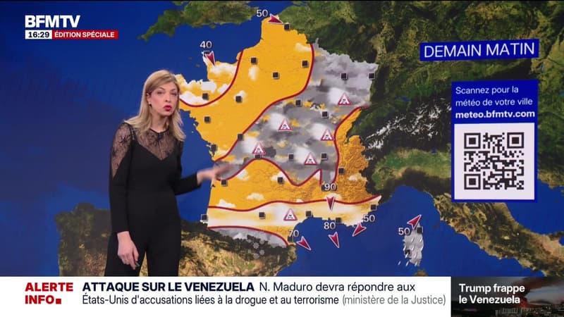 La météo pour ce dimanche 4 janvier 2026