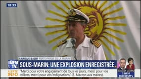 Sous-marin argentin disparu: "un événement anormal qui a toutes les caractéristiques d'une explosion"