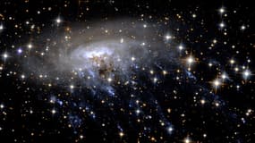 La désintégration de la galaxie ESO 137-001 capturée par Hubble