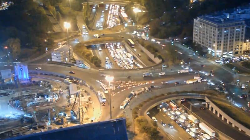 Des bouchons ce mercredi soir