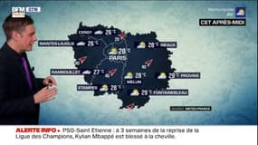 Météo en Île-de-France: de plus en plus de nuages sur l'ensemble de la région et des averses à prévoir au cours de la soirée 