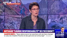 Nathalie Arthaud sur la guerre en Ukraine: "Il faut que les travailleurs s'expriment"