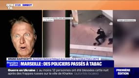 Policiers agressés à Marseille: "Psychologiquement, ils sont très touchés", déclare Bruno Bartocetti du syndicat de police UN1TÉ