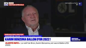 "Karim est un enfant de l'OL": l'émotion de Jean-Michel Aulas après l'attribution du Ballon d'or à Benzema