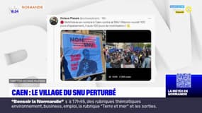 Calvados: le village du SNU perturbé par des manifestants à Caen