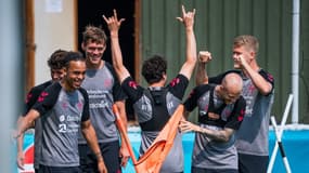 Les sourires sont de retour sur le camp d'entraînement des Danois