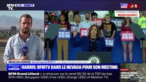 Harris : BFMTV dans le Nevada pour son meeting - 31/10