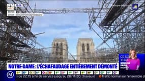 Notre-Dame: l'échafaudage entièrement démonté 