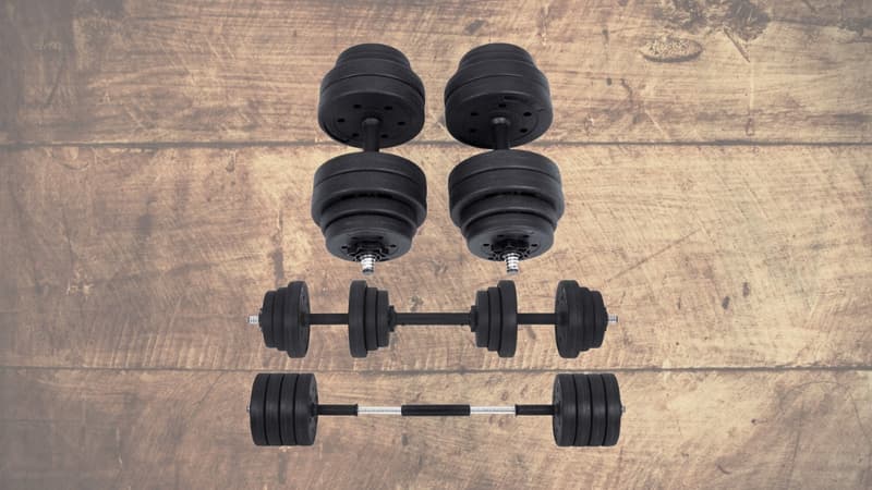 Ce kit de musculation est à prix hyper avantageux : faites votre sport à la maison !