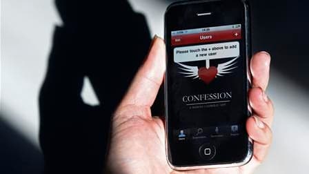 L'application de confession disponible pour l'iPhone. Le porte-parole du Vatican estime que les catholiques ne peuvent pas se confesser via le combiné d'Apple et que la technologie ne pourra jamais se substituer à l'absolution accordée par un prêtre à un