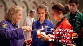 Une page du calendrier 2023 des Scouts et Guides de France