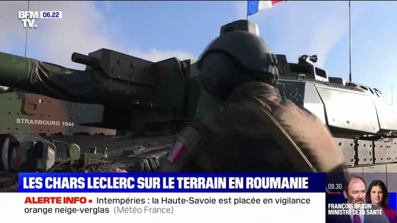 En Roumanie, les chars Leclerc ont commencé leurs exercices militaires