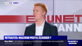 Grève contre la réforme des retraites: pour Adrien Quatennens (LFI), "ceux qui la feront comme ceux qui la subiront ont pour intérêt commun que la réforme n'aboutisse pas"