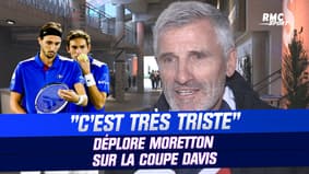 Coupe Davis : "C'est très triste" déplore Moretton sur le désintérêt de la compétition