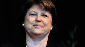 Martine Aubry à Lille au mois de janvier 2014