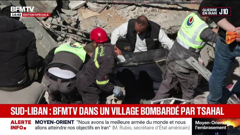 Guerre au Moyen-Orient: au coeur d'un village libanais frappé par Israël