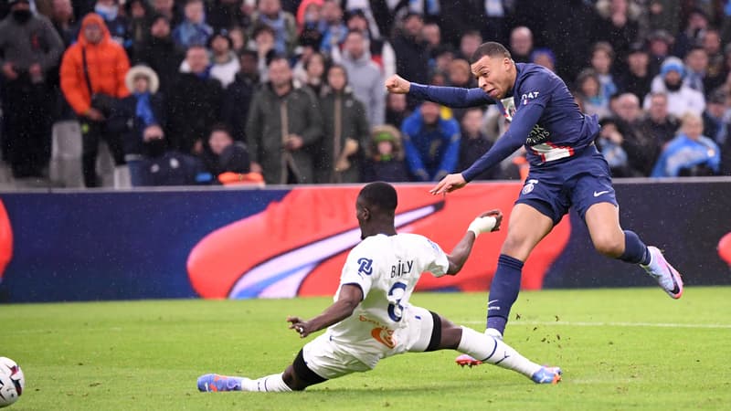 OM-PSG: Kylian Mbappé inscrit un doublé et égale le record des 200 buts parisiens de Cavani