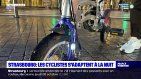 Strasbourg: les cyclistes sensibilisés à l'importance d'être visible la nuit