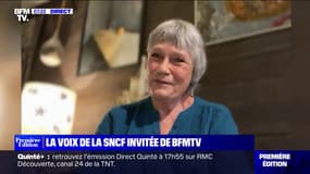 Simone Hérault, la voix de la SNCF, est l'invitée de BFMTV