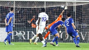 Fofana buteur lors de Grèce-France, le 21 novembre 2023.