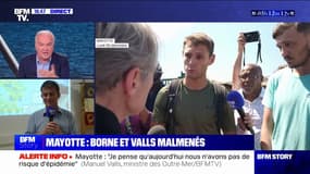 "Manque d'empathie" de la part d'Élisabeth Borne à Mayotte: "Je ne l'ai pas constaté", affirme Manuel Valls