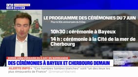 80e anniversaire du Débarquement: des cérémonies à Bayeux et Cherbourg organisées vendredi 7 juin