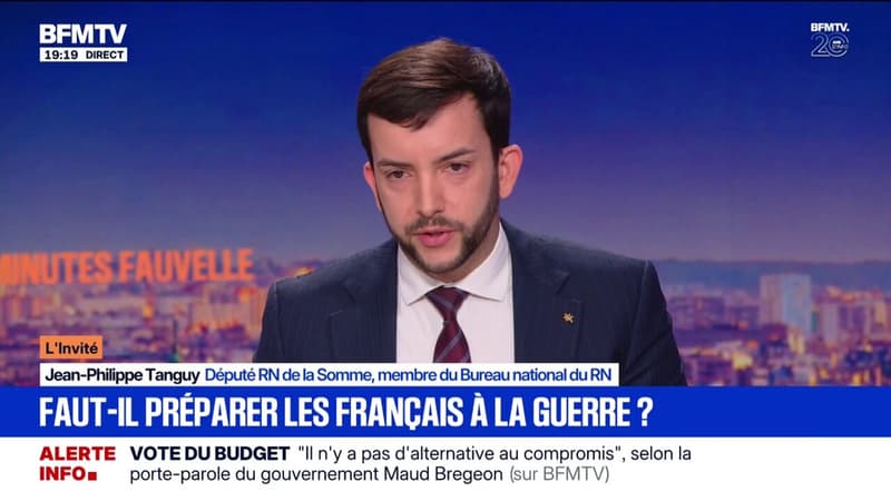 Pour Jean-Philippe Tanguy (RN), c'est aux Ukrainiens de décider "des conditions de leur paix"
