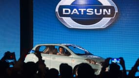 Le lancement de la Datsun Go+ en septembre 2013 à Jakarta, en Indonésie.