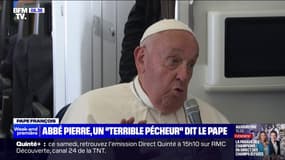 "Un terrible pécheur" déclare le pape François à propos de l'Abbé Pierre