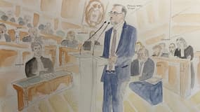Magistrat à la barre lors du procès Eric-Dupond-Moretti 