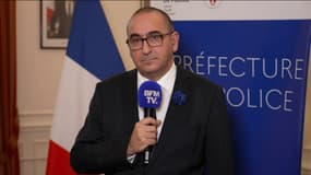 Le préfet de police de Paris Laurent Nuñez, le 8 mai 2023 sur BFMTV