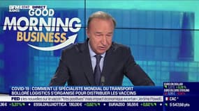 Vaccin: "Notre volonté est d'assurer une distribution fluide de l'ensemble des vaccins dans les meilleures conditions de prix, qualité et délais" explique Thierry Ehrenbogen (Bolloré Logistics), spécialiste mondial du transport