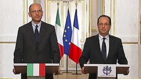 François Holland et Enrico Letta