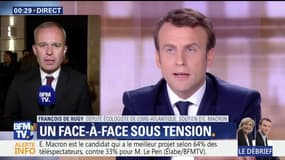 Débat de l'entre-deux-tours: "Marine Le Pen a essayé de le tirer vers le bas systématiquement", François de Rugy