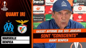 OM-Benfica : "Je les sens conscients", affirme Gasset qui attend beaucoup de ses joueurs
