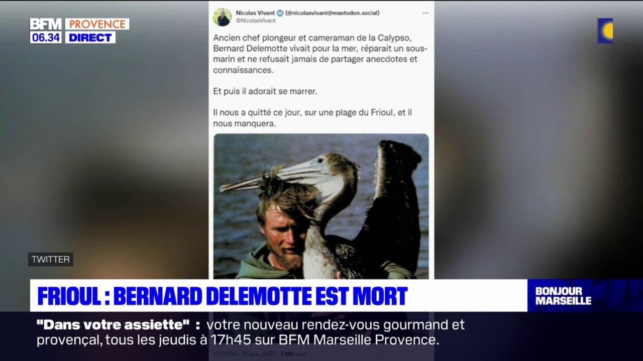 Marseille le plongeur Bernard Delemotte est mort