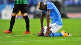 Victor Osimhen avec le Napoli, le 1er novembre 2020
