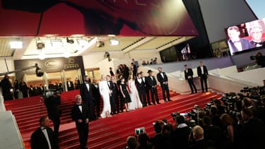 Sur les marches du 70e Festival de Cannes