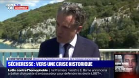 Christophe Béchu sur la sécheresse: "Si on ne diminue pas nos habitudes de consommation [d'eau], on aura des épisodes à répétition"
