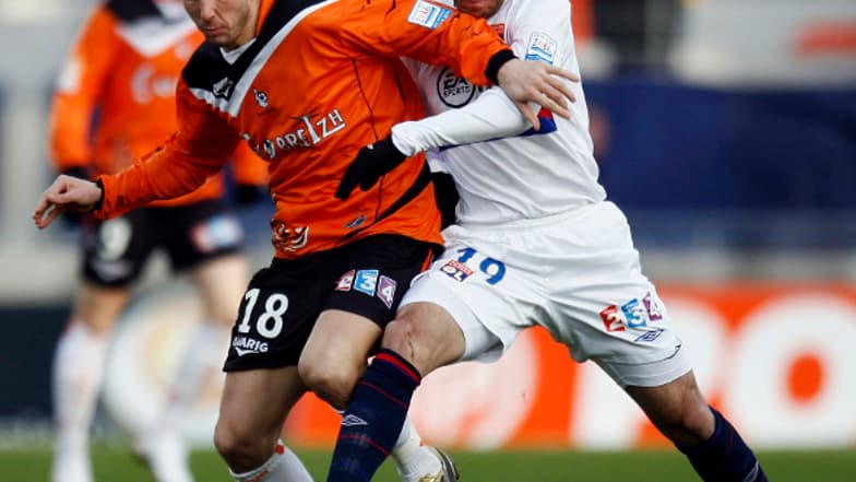 Morgan Amalfitano sous le maillot de Lorient.