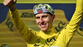 Tadej Pogacar le 20 juillet 2024 sur le Tour de France