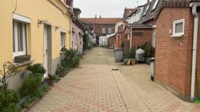 La courée Lepers à Roubaix le 8 février 2024.