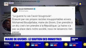 Visé par des insultes racistes et des menaces de mort, le maire de Givors reçoit le soutien des ministres